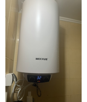 Водонагреватель «Цилиндр» MIXXUS EWH-08080 ROUND DRY, накопительный, 80 л, сухой ТЭН, 2 кВт (WH0609)