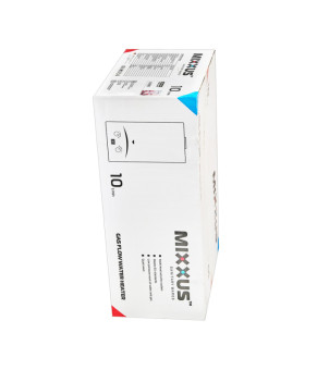 Газова колонка MIXXUS GWH-0410 BASIC GLASS димохідна 10 л/хв (панель зі скла з малюнком) (WH0025)