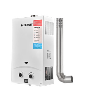 Газова колонка Mixxus GWH-0710 BASIC TURBO WHITE турбована 10 л/хв (WH0028)