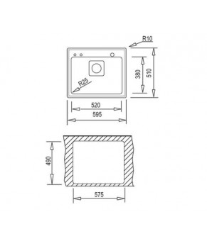 Кухонная мойка Teka Frame 1B PLUS (40180500)