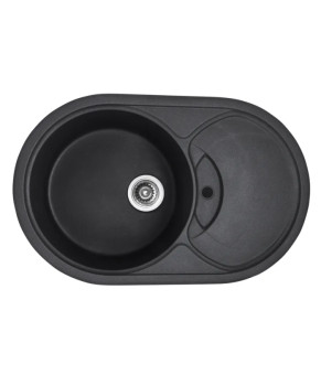Гранітна кухонна мийка Haiba HB8310-G228 Gray 780x500x220 (HB0976)