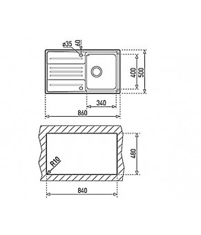 Кухонная мойка Teka Stage 45 B (30000560)