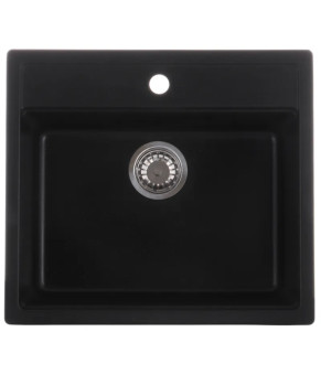 Кухонная мойка ZERIX ZS-5751S-14 Черный металлик (ZX4602)