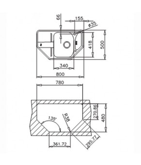 Кухонная мойка Teka Stena 45 E 11131022