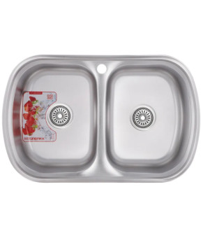Мийка кухонна ZERIX Z7749-08-180D (decor) (ZM0566)