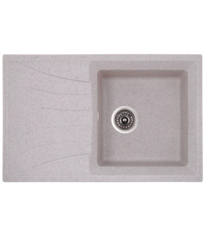 Гранитная кухонная мойка HAIBA HB8104-G322 BEIGE 780x500x200 (HB0990)