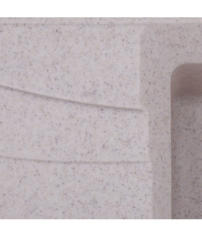 Гранитная кухонная мойка HAIBA HB8104-G322 BEIGE 780x500x200 (HB0990)
