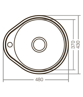 Кухонная мойка Zerix Z4843-08-180E (Satin) (ZX1598)