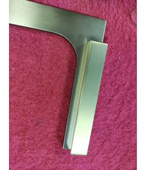 Душевая перегородка Koer SR SP02-100x200-TR-12 Walk-In матовое золото (KR5396)