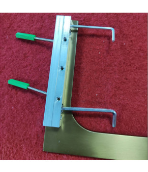 Душевая перегородка Koer SR SP02-100x200-TR-12 Walk-In матовое золото (KR5396)