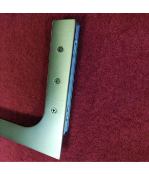 Душевая перегородка Koer SR SP02-100x200-TR-12 Walk-In матовое золото (KR5396)