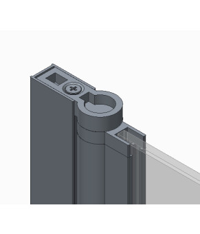Шторки стеклянные на ванну Koer SR BS01-80x140-TR-01 прозрачное стекло 6мм, хром (KR 5400)