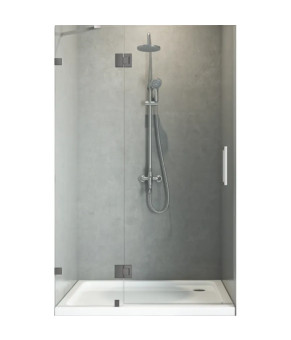Двери в нишу Koer SR SD04 120x200см графит, прозрачное стекло Easy Clean 10мм (KR5388)