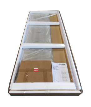 Двери в нишу Koer SR SD04 120x200см графит, прозрачное стекло Easy Clean 10мм (KR5388)