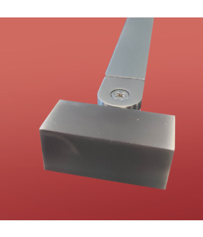 Двери в нишу Koer SR SD04 120x200см графит, прозрачное стекло Easy Clean 10мм (KR5388)