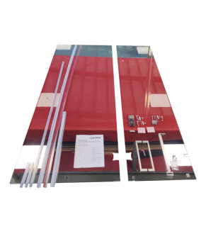 Двери в нишу Koer SR SD04 120x200см графит, прозрачное стекло Easy Clean 10мм (KR5388)