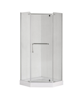 Душевая кабина Mixxus LINES 90*90 см SC01-90x90x185-TR CHROME  (MI6915)