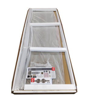 Двери в нишу Koer SR SD01-120x200-TR-07 прозрачное стекло Easy Clean 8мм, графит (KR5378)