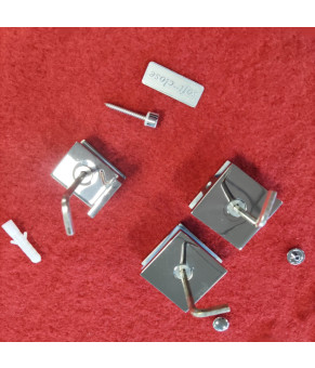 Двери в нишу Koer SR SD04-120x200-TR-01 прозрачное стекло Easy Clean 10мм, хром (KR5387)