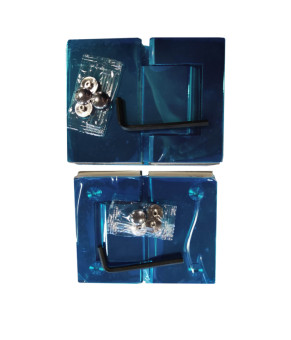 Двери в нишу Koer SR SD04-120x200-TR-01 прозрачное стекло Easy Clean 10мм, хром (KR5387)