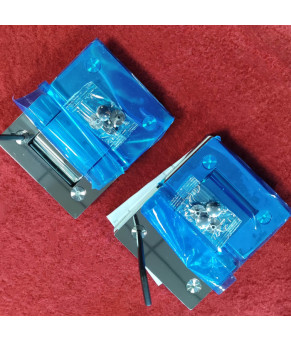 Двери в нишу Koer SR SD04-120x200-TR-01 прозрачное стекло Easy Clean 10мм, хром (KR5387)