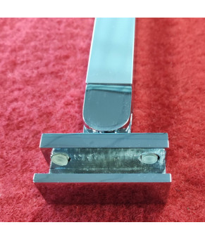 Двери в нишу Koer SR SD04-120x200-TR-01 прозрачное стекло Easy Clean 10мм, хром (KR5387)