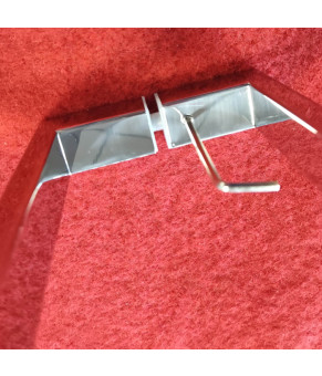 Двери в нишу Koer SR SD04-120x200-TR-01 прозрачное стекло Easy Clean 10мм, хром (KR5387)