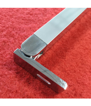 Двери в нишу Koer SR SD04-120x200-TR-01 прозрачное стекло Easy Clean 10мм, хром (KR5387)