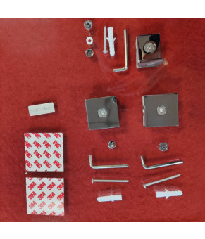 Двери в нишу Koer SR SD04-120x200-TR-01 прозрачное стекло Easy Clean 10мм, хром (KR5387)