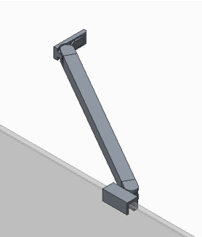 Двери в нишу Koer SR SD04-120x200-TR-01 прозрачное стекло Easy Clean 10мм, хром (KR5387)