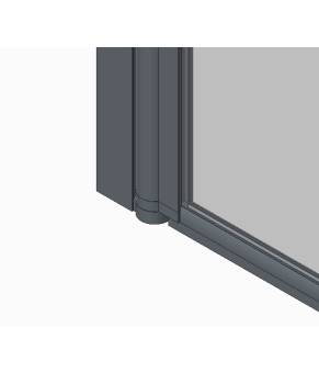 Шторки стеклянные на ванну Koer SR BS02-80x140-TR-01 прозрачное стекло 6мм, хром (KR5401)