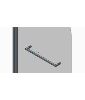 Шторки стеклянные на ванну Koer SR BS02-80x140-TR-01 прозрачное стекло 6мм, хром (KR5401)