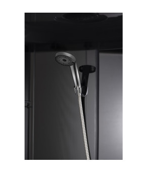 Бокс душевой с гидромассажем Mixxus STRONG SBH02-90x90x215 - GR Satin низкий поддон (MI6891)