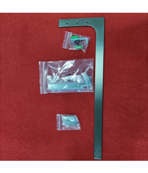 Душевая перегородка Koer SR SP02-100x200-TR-07 Walk-In прозрачное стекло Easy Clean 8мм, графит (KR5397)