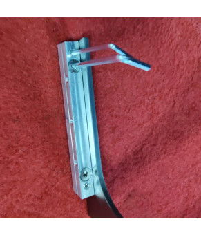 Душевая перегородка Koer SR SP02-100x200-TR-07 Walk-In прозрачное стекло Easy Clean 8мм, графит (KR5397)