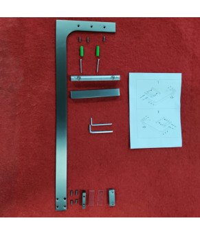 Душевая перегородка Koer SR SP02-100x200-TR-07 Walk-In прозрачное стекло Easy Clean 8мм, графит (KR5397)