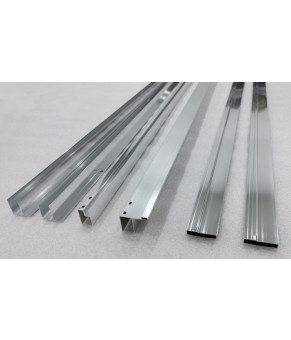 Двері в нішу Mixxus Premium DIVERSE SD01-140x185-TR Chrome прозоре скло 5мм (MI6874)