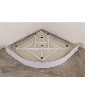 Душевая кабина с низким поддоном mixxus PLAIN SCT02-90x90x195-TR GRAPHITE прозрачное стекло 4мм (MI6901)
