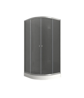 Душевая кабина Mixxus PLAIN (90*90 см) SCT02-90x90x195-GR SATIN серое тонированное стекло (MI6898)
