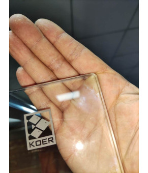 Душова перегородка Koer SR SP01-100x200-TR-01 Walk-In прозоре скло Easy Clean 8мм, хром (KR5393)