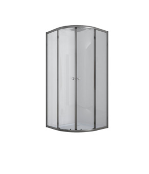 Душевая кабина mixxus PLAIN (90*90 см) SC01-90x90x185-TR GRAPHITE прозрачное стекло (MI6902)