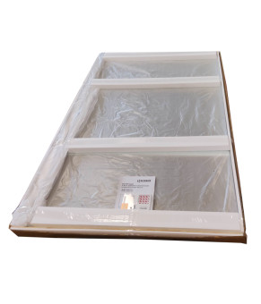 Душевая перегородка Koer SR SP01-120x200-TR-01 Walk-In 120см, прозрачное стекло Easy Clean 8мм, хром (KR5394)