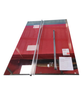 Душевая перегородка Koer SR SP01-120x200-TR-01 Walk-In 120см, прозрачное стекло Easy Clean 8мм, хром (KR5394)