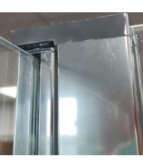 Душевая перегородка Koer SR SP03-120x200-TR-01 Walk-In прозрачное стекло Easy Clean 8мм, хром (KR5398)