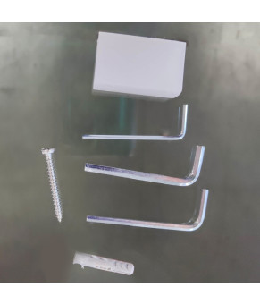 Душевая перегородка Koer SR SP03-120x200-TR-01 Walk-In прозрачное стекло Easy Clean 8мм, хром (KR5398)