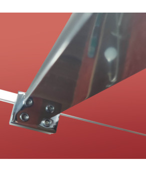 Душевая перегородка Koer SR SP03-120x200-TR-01 Walk-In прозрачное стекло Easy Clean 8мм, хром (KR5398)