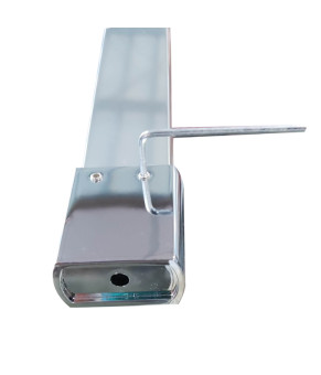 Душевая перегородка Koer SR SP03-120x200-TR-01 Walk-In прозрачное стекло Easy Clean 8мм, хром (KR5398)