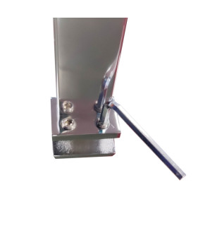 Душевая перегородка Koer SR SP03-120x200-TR-01 Walk-In прозрачное стекло Easy Clean 8мм, хром (KR5398)