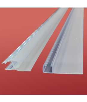Двери в нишу Koer SR SD01 120x200 см, прозрачное стекло, никель (KR5379)
