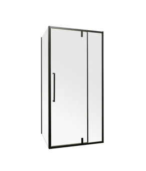 Душова кабіна без піддону Mixxus Premium BEVEL SC01-120x80x195-TR Black прозоре скло 6мм (MI6872)